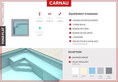 Mini piscine coque pas chère -  carnau ferré piscines 